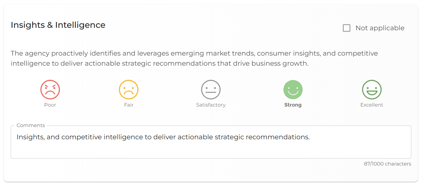 Measure Survey Rating