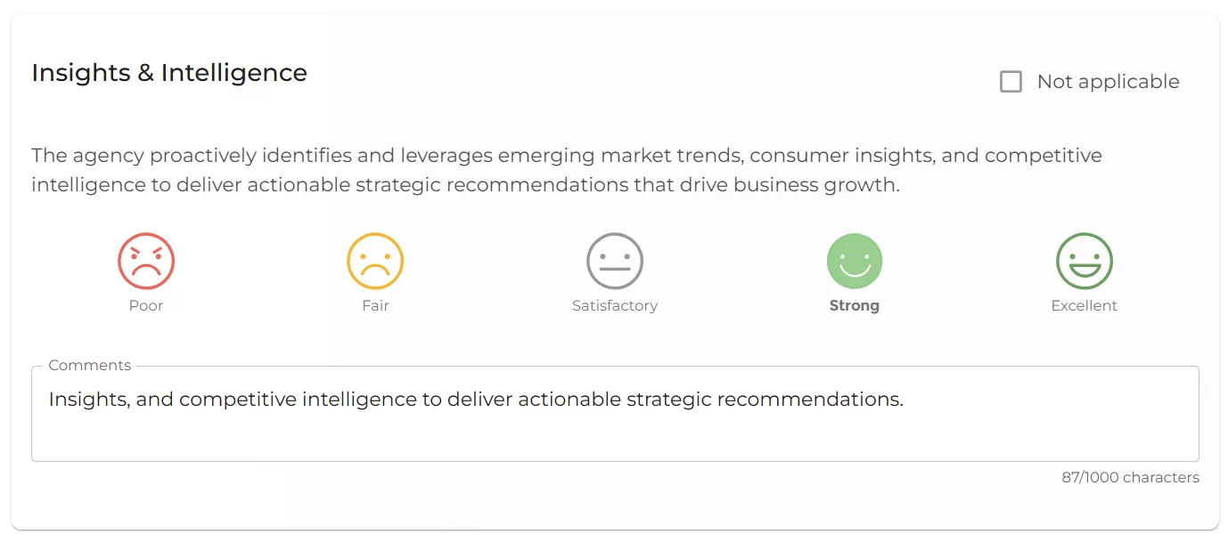 Measure Survey Rating